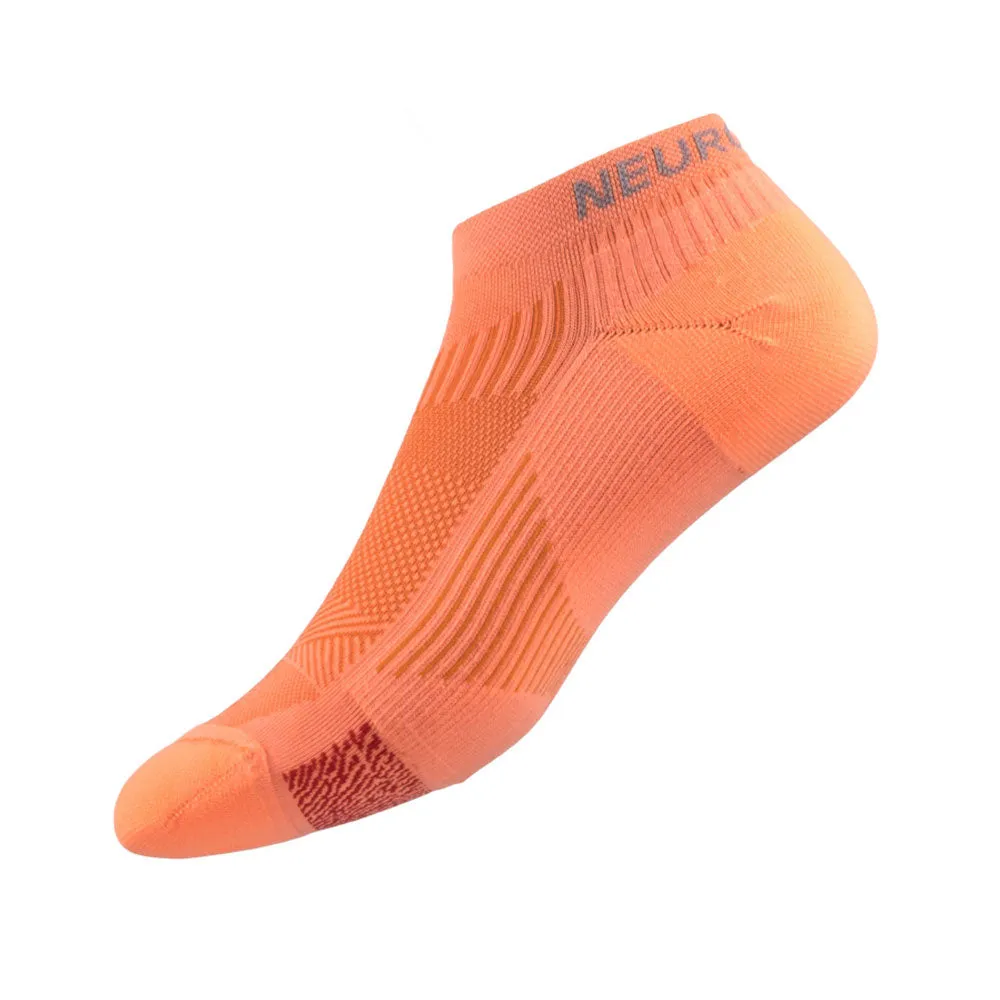 Biowin Neurosocks - Athletic No Show -  Neon Orange