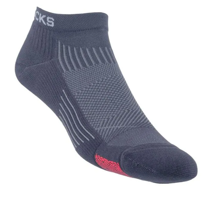 Biowin Neurosocks - Athletic No Show -  Stingtray Grey