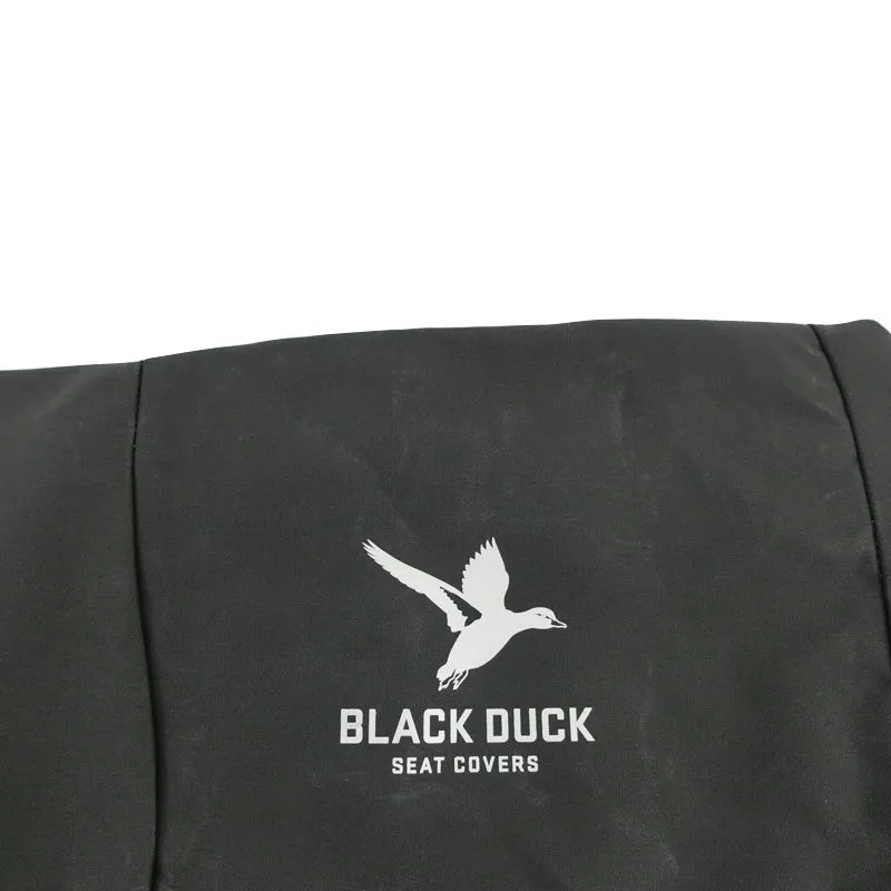 Black Duck Canvas Black Seat Covers Suits Nissan X-Trail 2001-2008