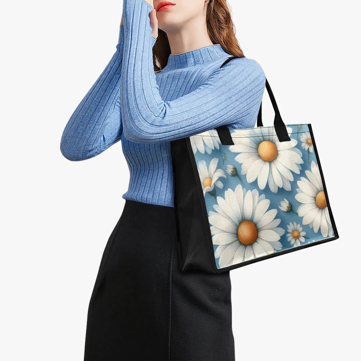 Blue Sky Blooms Shopping Tote