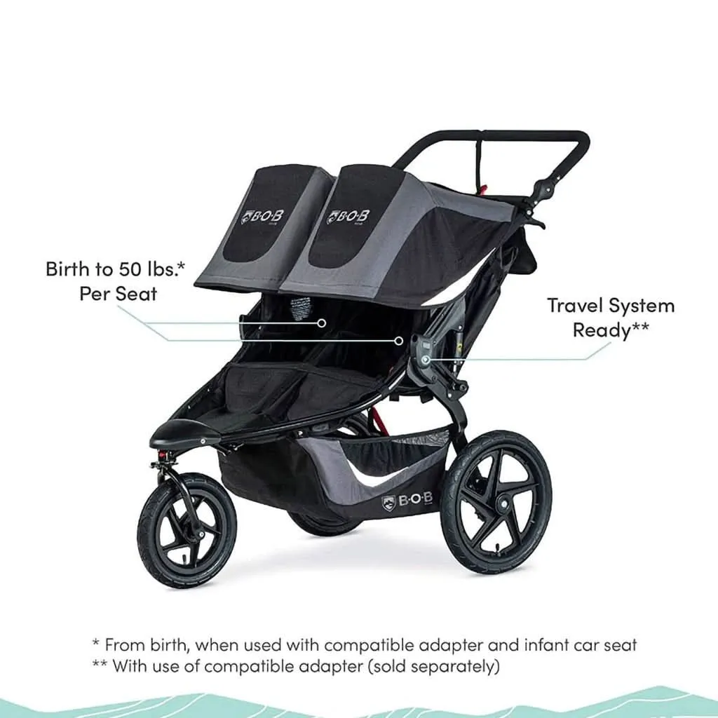 BOB Gear Revolution Flex 3.0 Duallie Double Jogging Stroller