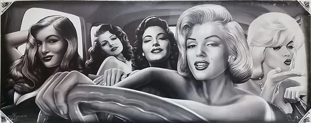 BOMBSHELLS - LARGE Canvas Art - 16" X 40"