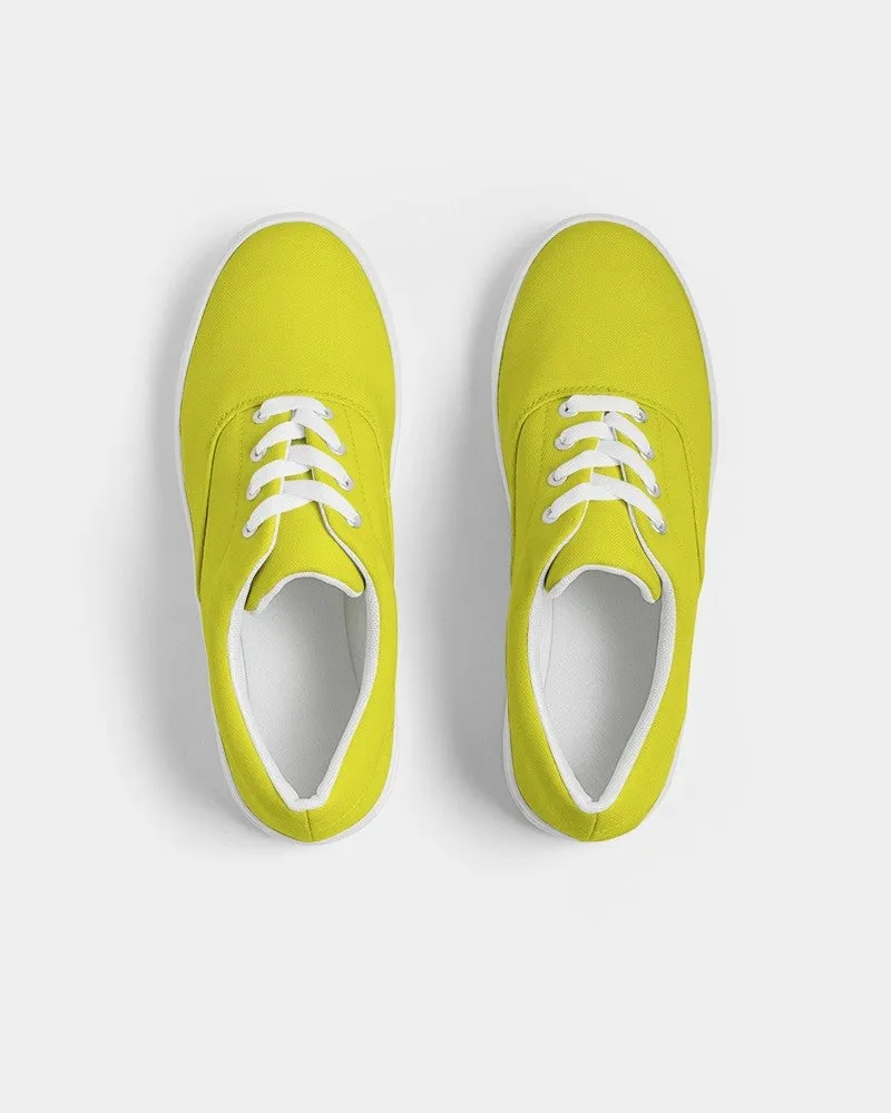 Bright Green Yellow Women's Canvas Sneakers | Women's | Bright Pure Green Yellow | C12M0Y100K0