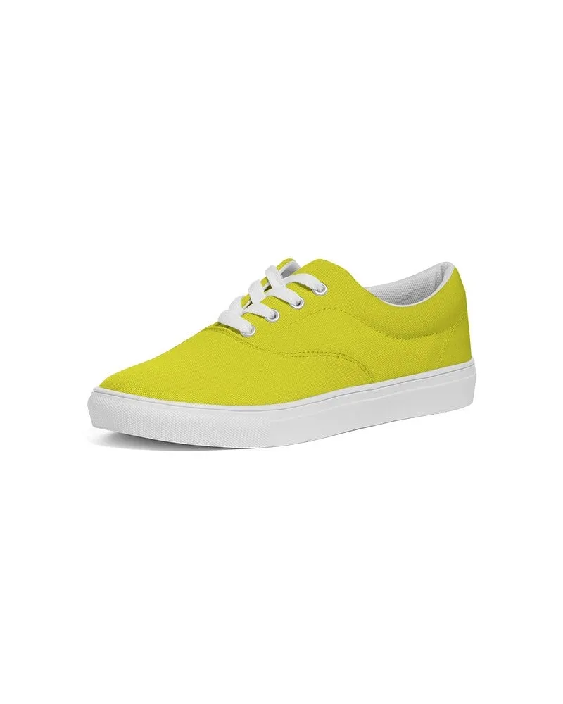 Bright Green Yellow Women's Canvas Sneakers | Women's | Bright Pure Green Yellow | C12M0Y100K0