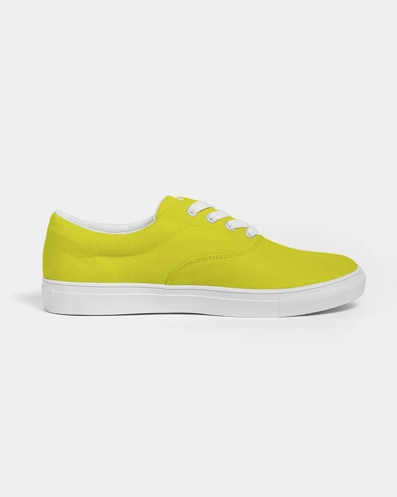 Bright Green Yellow Women's Canvas Sneakers | Women's | Bright Pure Green Yellow | C12M0Y100K0