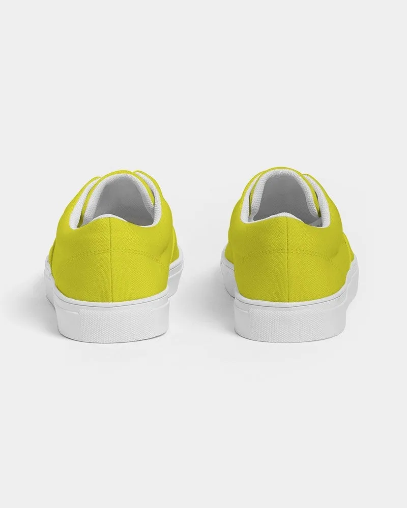 Bright Green Yellow Women's Canvas Sneakers | Women's | Bright Pure Green Yellow | C12M0Y100K0