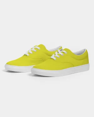 Bright Green Yellow Women's Canvas Sneakers | Women's | Bright Pure Green Yellow | C12M0Y100K0