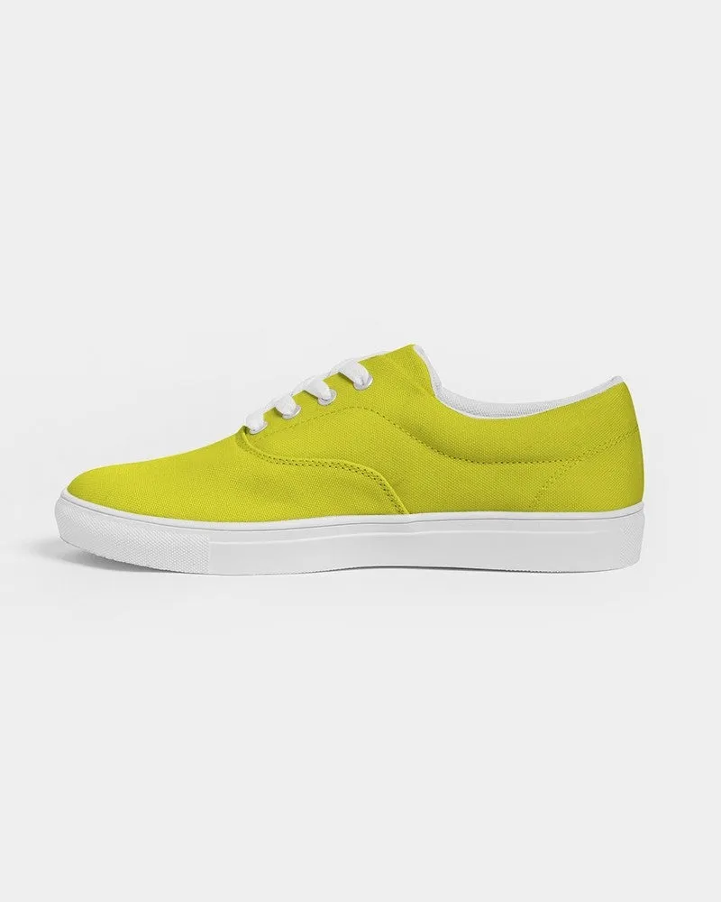 Bright Green Yellow Women's Canvas Sneakers | Women's | Bright Pure Green Yellow | C12M0Y100K0