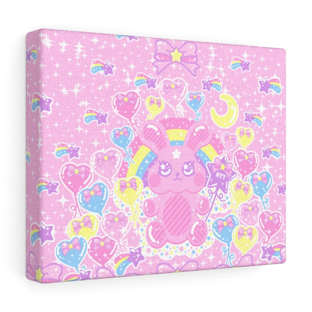 Bubblegum Bunny Wall Canvas