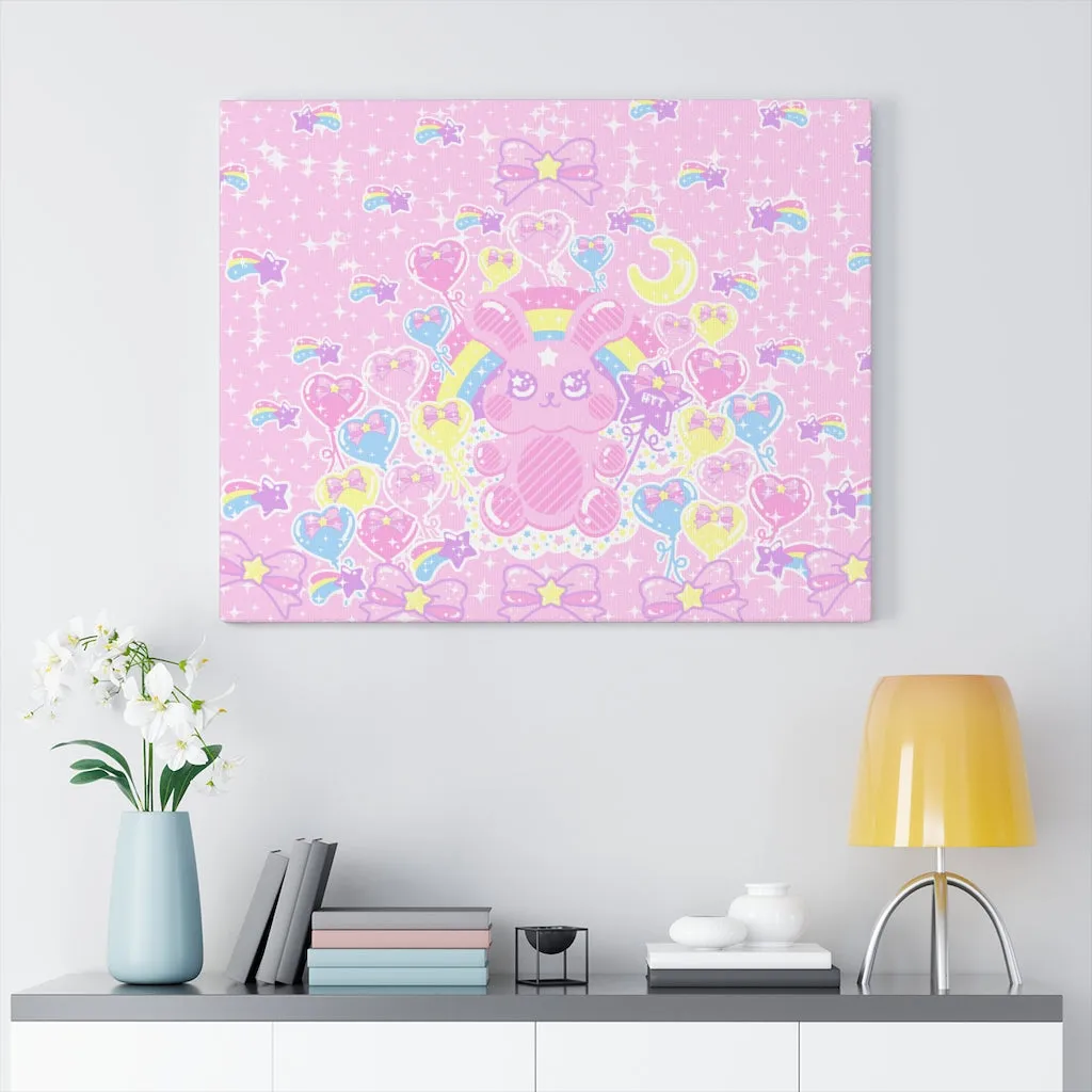 Bubblegum Bunny Wall Canvas