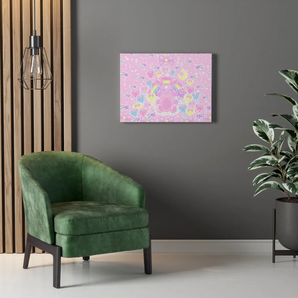 Bubblegum Bunny Wall Canvas