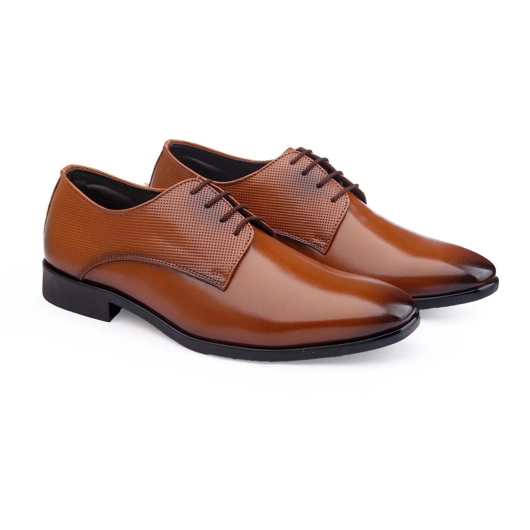 Bxxy's Faux Leather Work wear Lace-up Formal Shoes for Men