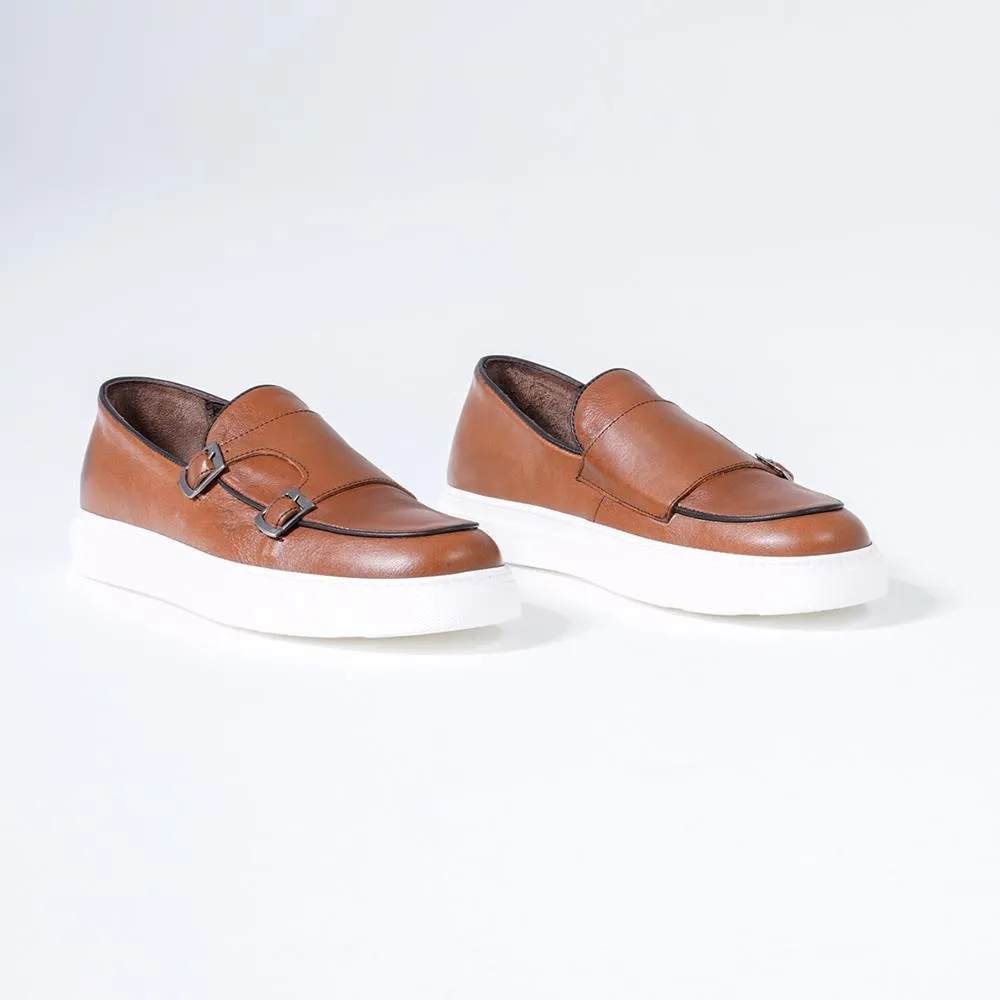 Calli Monk Strap Buckle Casual Handmade Shoes