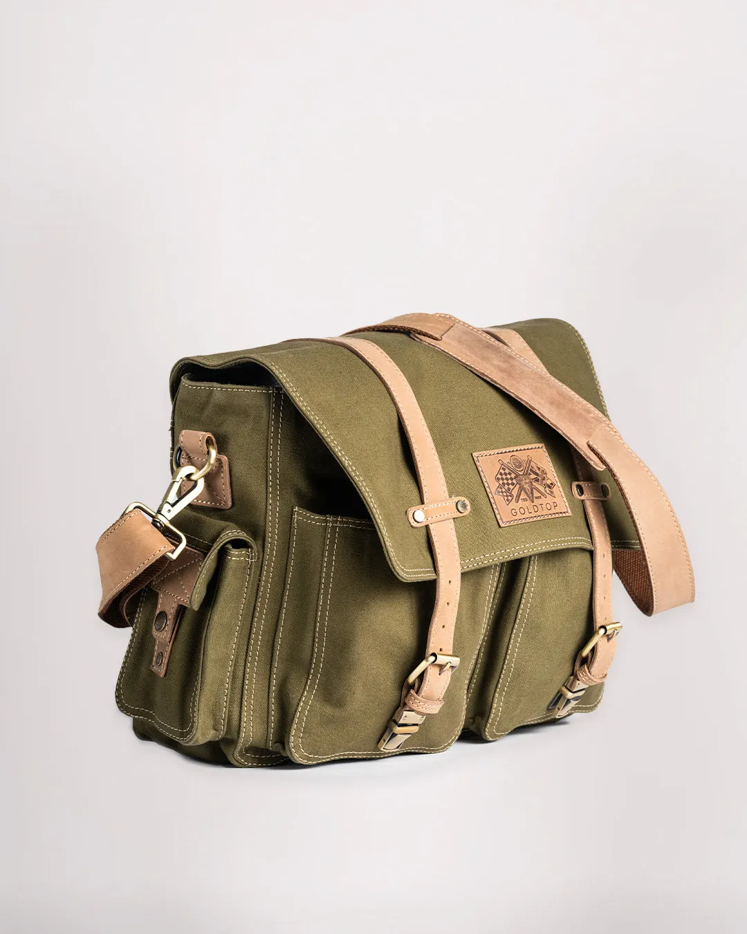 Canvas Crossbody Satchel