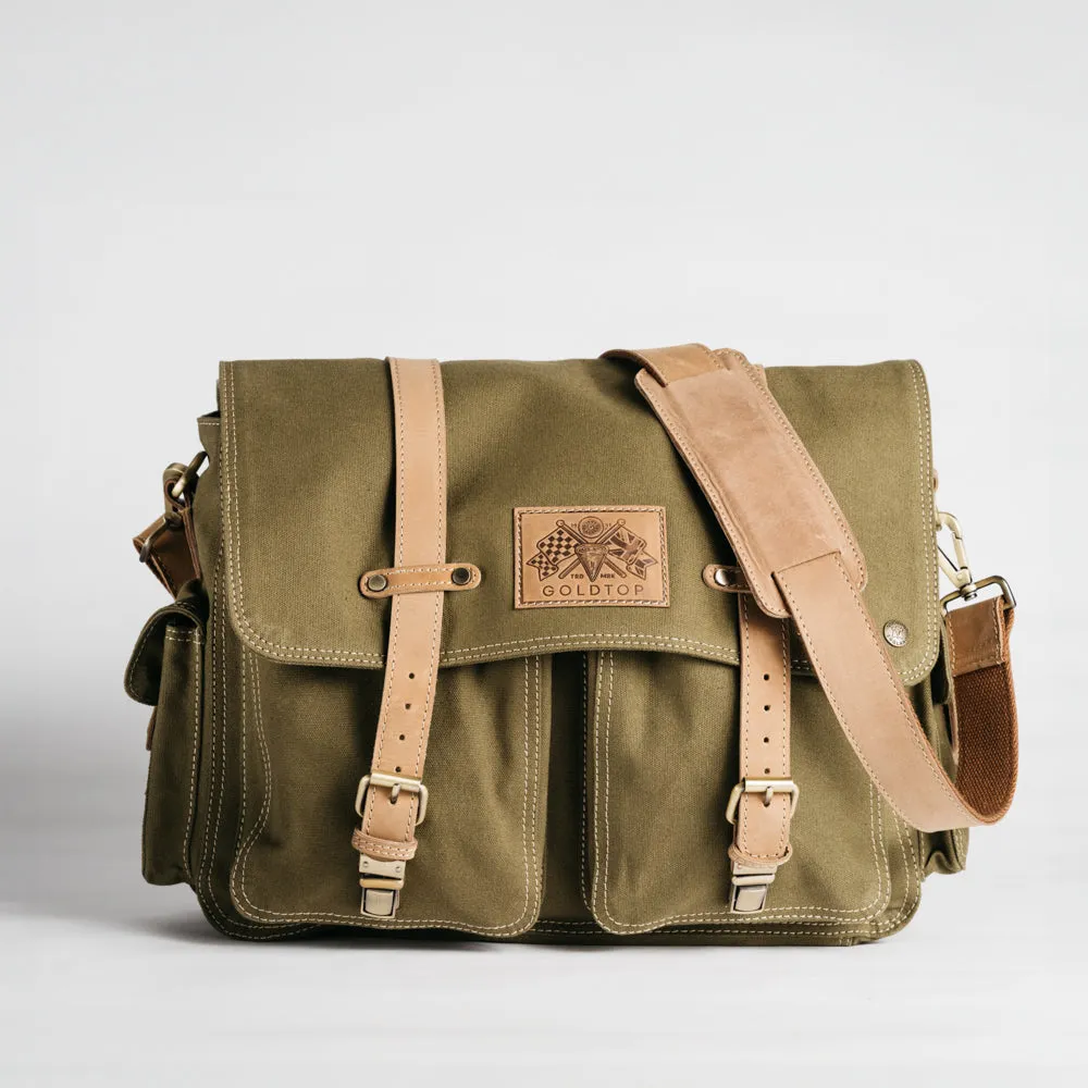 Canvas Crossbody Satchel