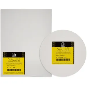 Canvas Panels 5in x 5in Pack of 12