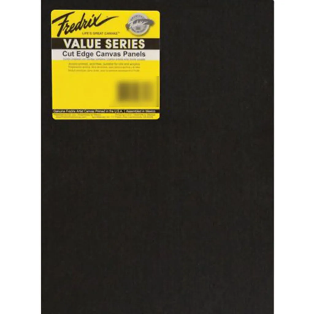 Canvas Panels Black Cut Edge 11 in x 14 in