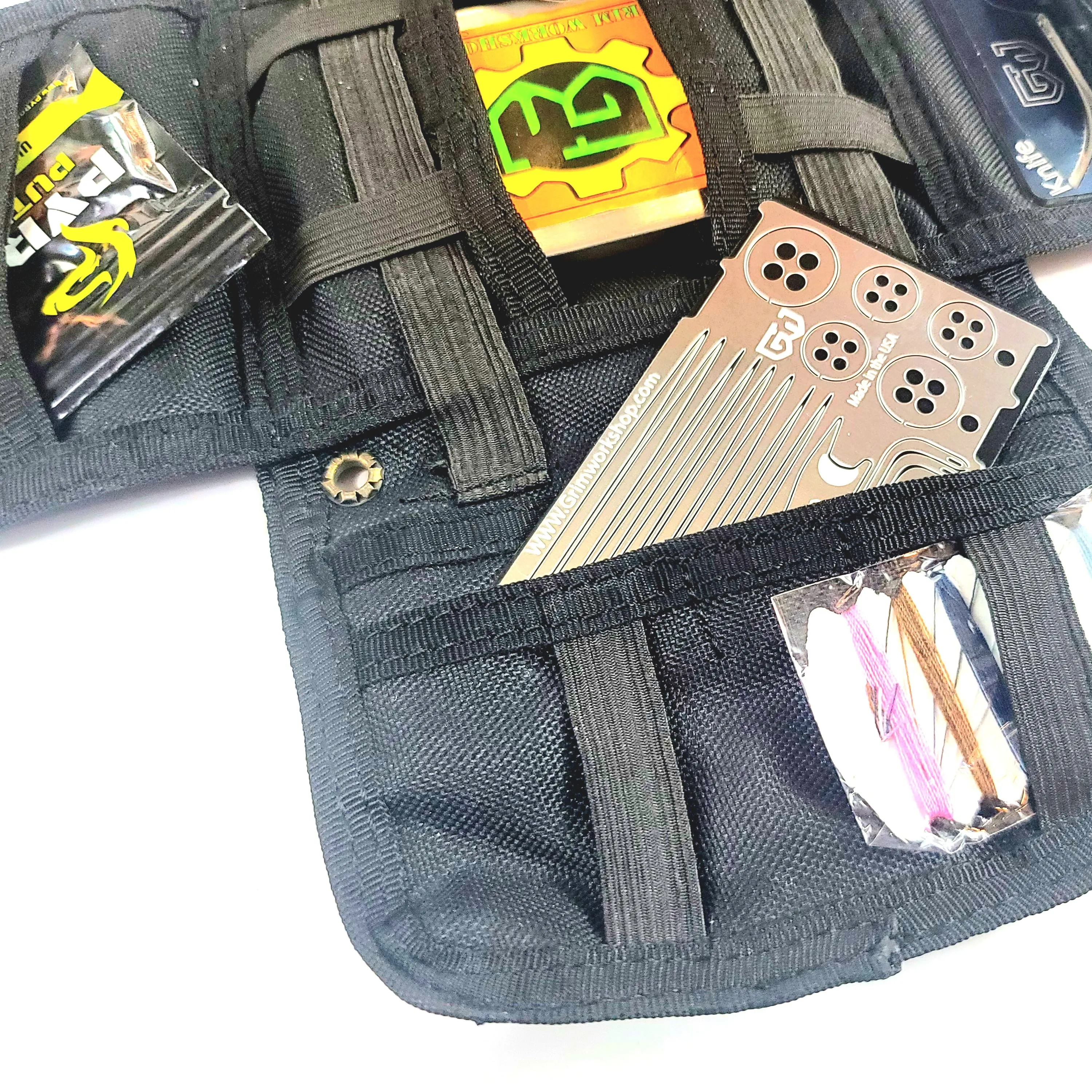 Canvas Tool Roll Wallet and Pocket Organizer