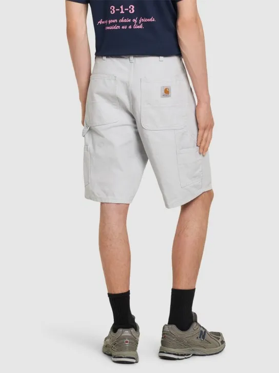 Carhartt WIP   Dearborn canvas single-knee shorts 