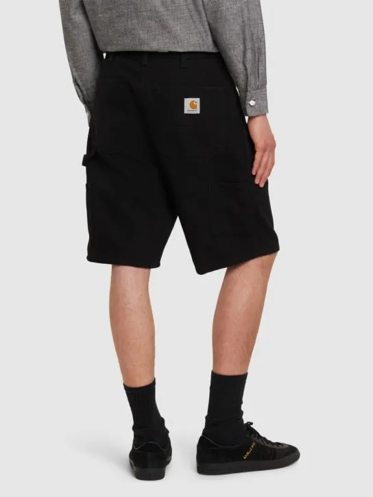 Carhartt WIP   Dearborn canvas single-knee shorts 