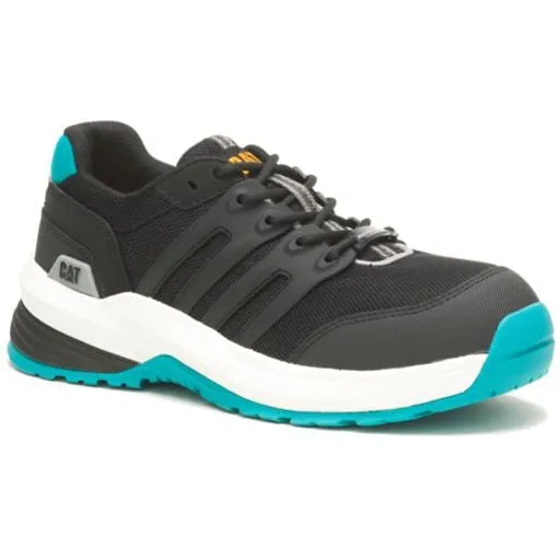 CAT Women's Streamline 2.0  Composite Toe Work Shoe - Black/Teal - P91357