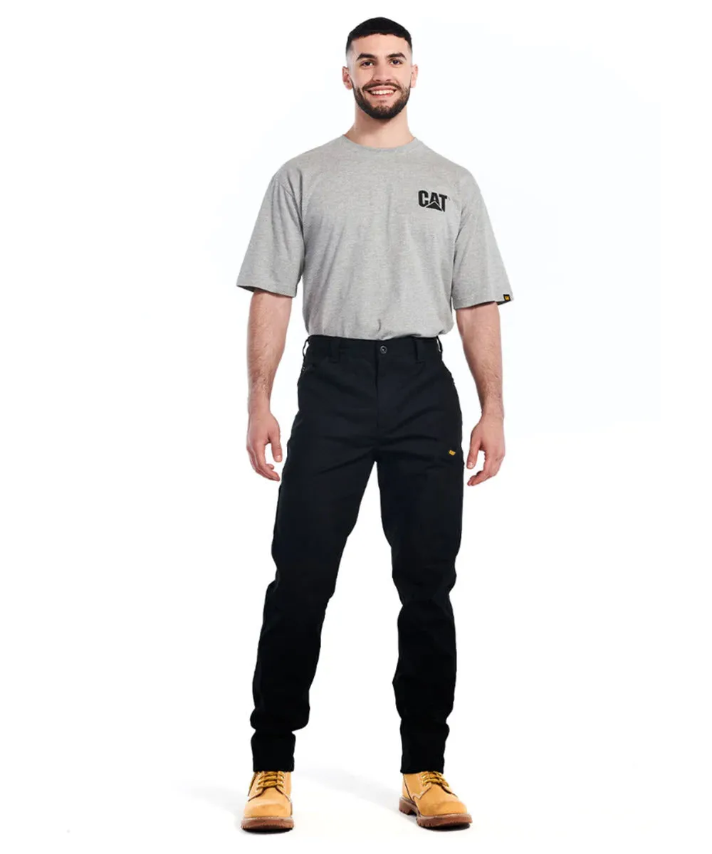 Caterpillar Men's Stretch Canvas Utility Pants - Black