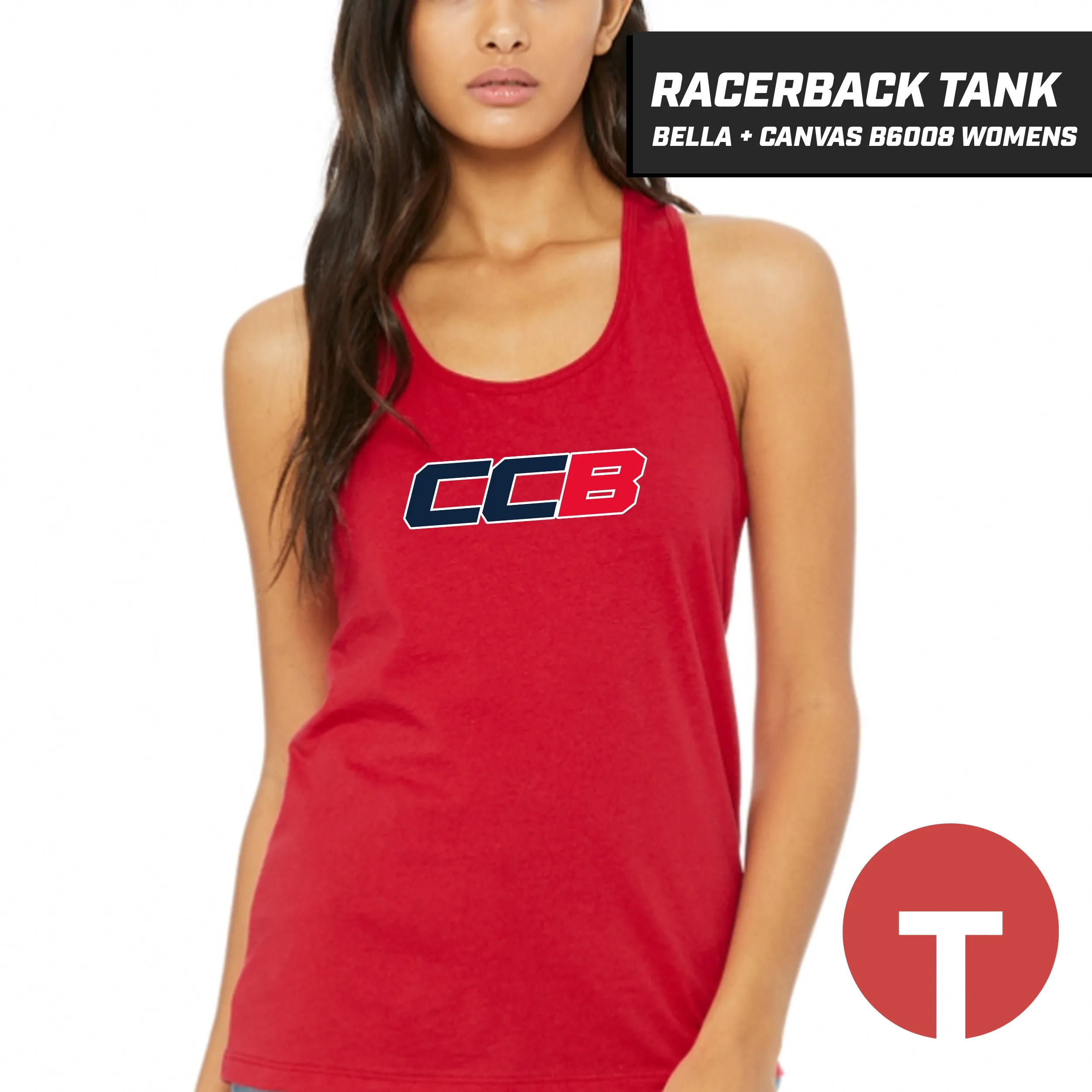 CCB - Bella   Canvas B6008 Women's Jersey Racerback Tank