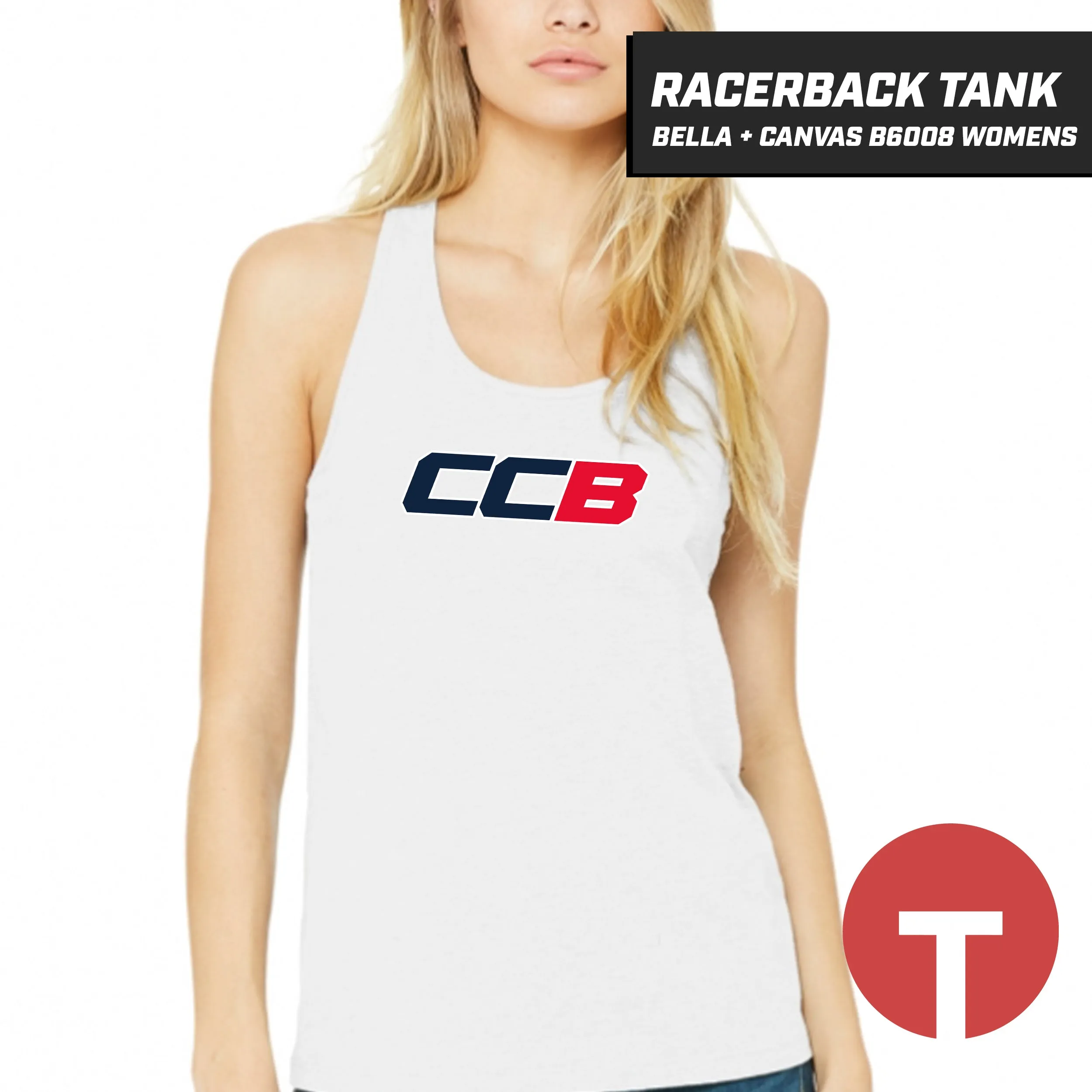 CCB - Bella   Canvas B6008 Women's Jersey Racerback Tank