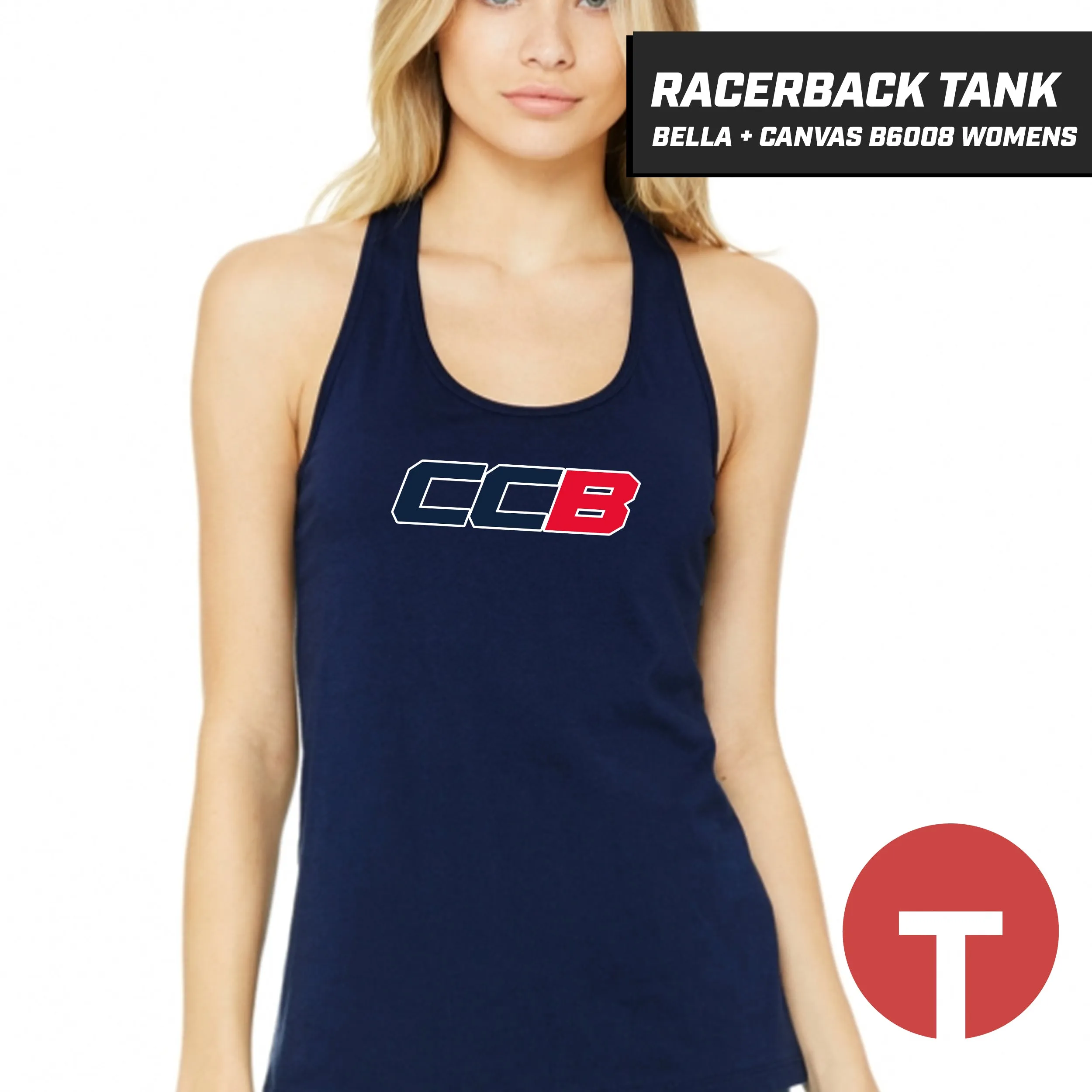 CCB - Bella   Canvas B6008 Women's Jersey Racerback Tank