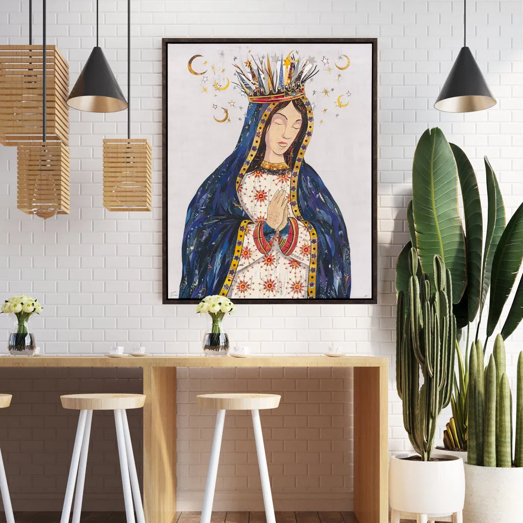 CELESTIAL QUEEN canvas print with float frame