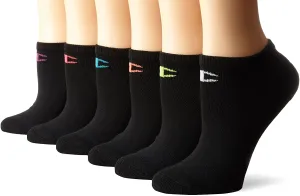 Champion Women's Double Dry 6-Pack Performance No Show Liner Socks