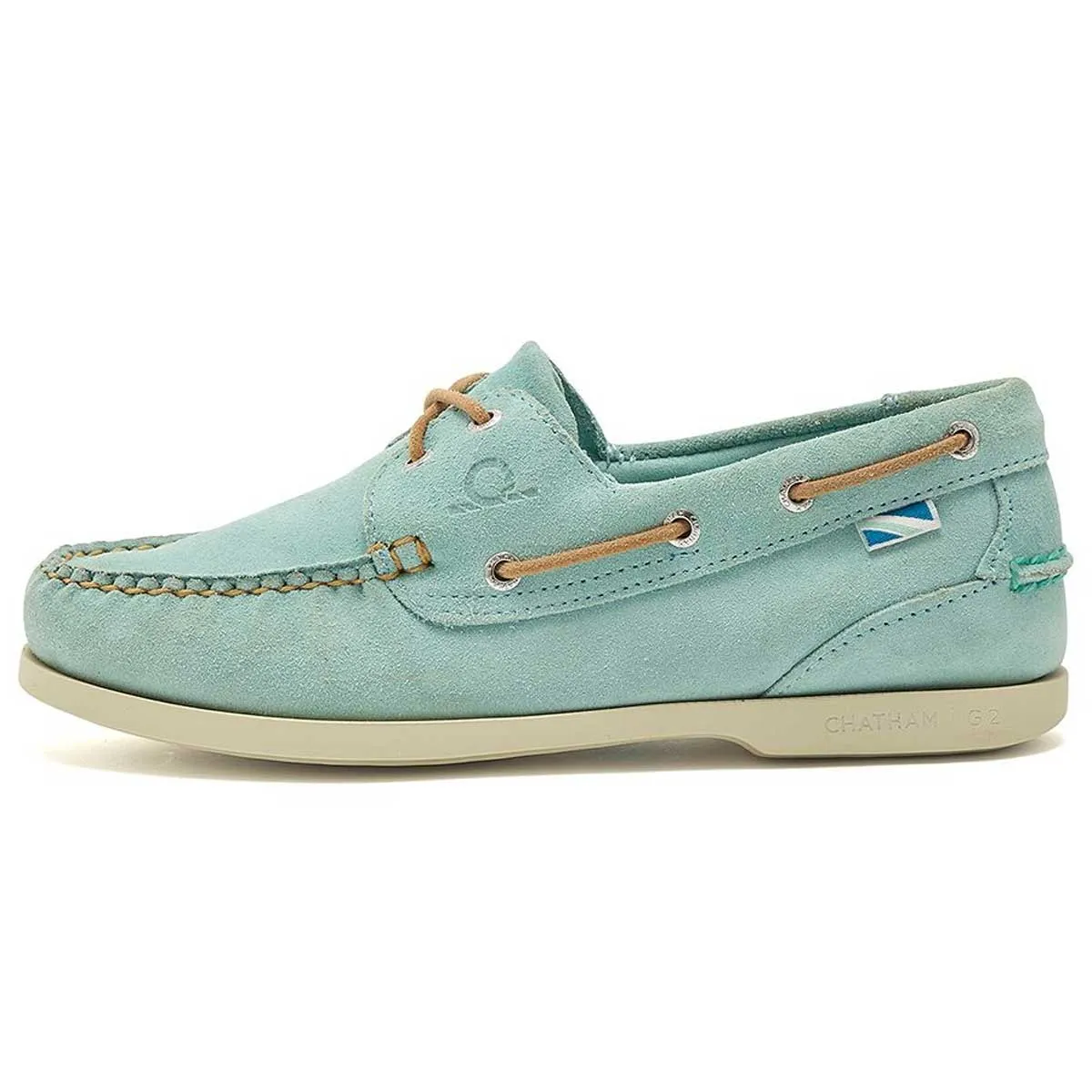 CHATHAM Pippa II G2 Repello Boat Shoes - Women's - Pale Jade Suede