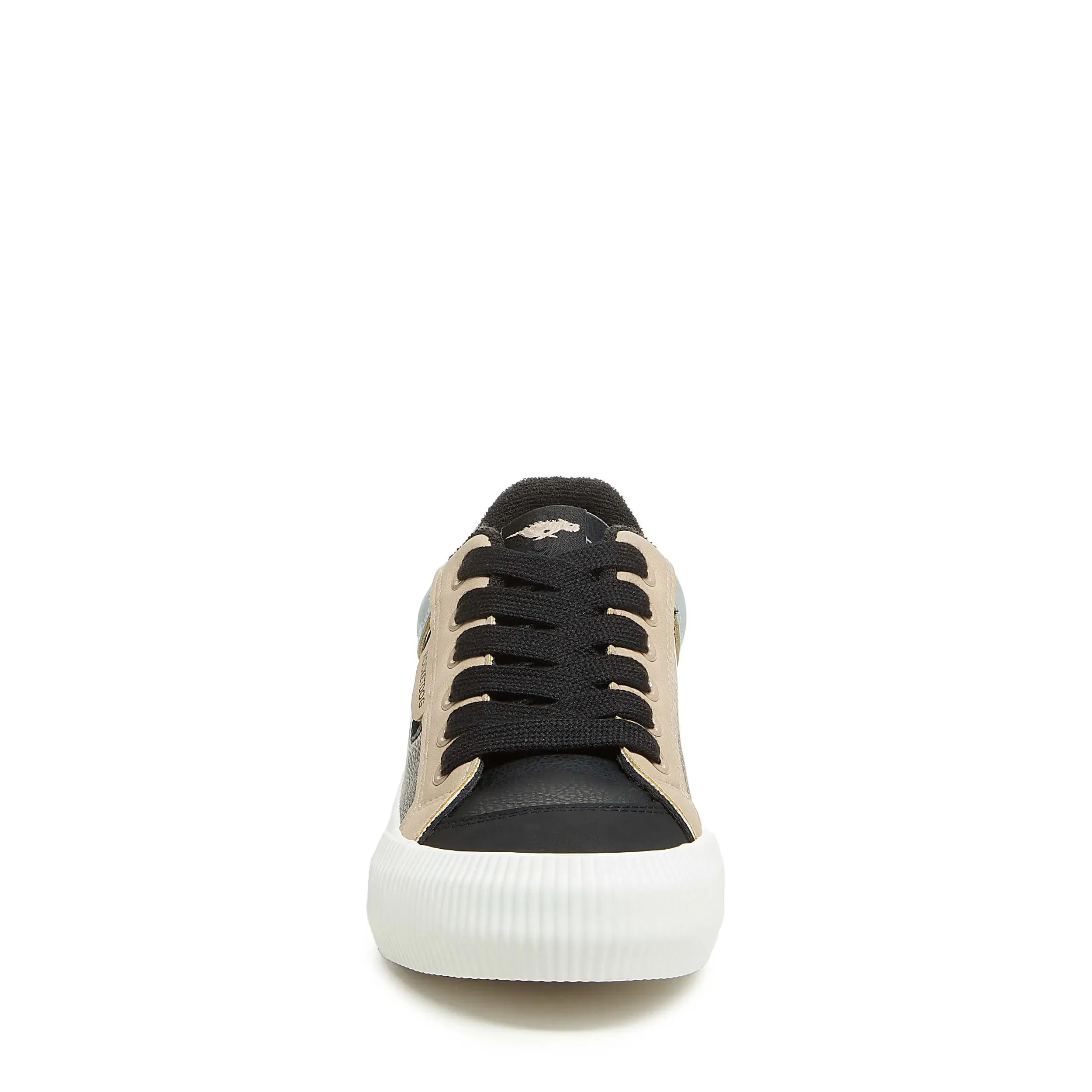 Cheery Black Color Block Sneaker