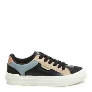 Cheery Black Color Block Sneaker