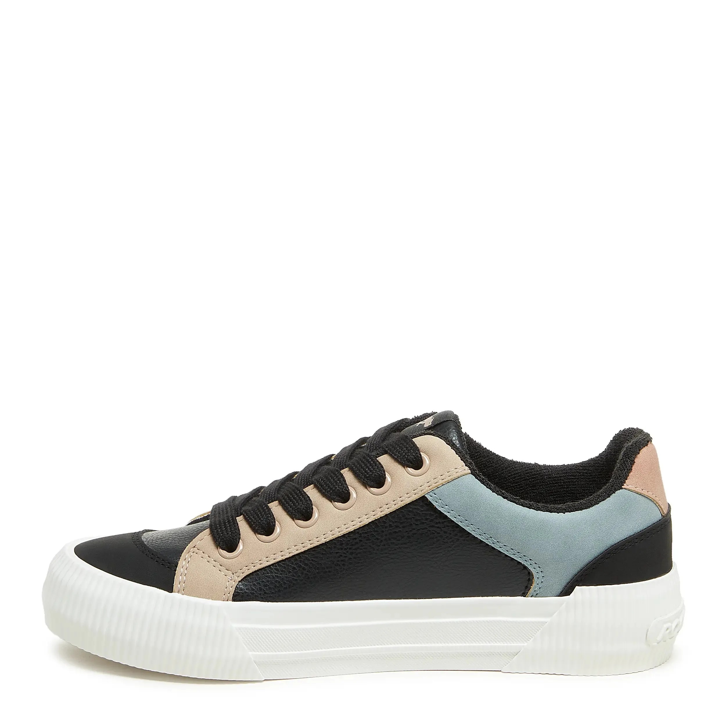 Cheery Black Color Block Sneaker