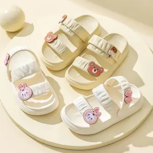 Children's  Cartoon Cute Flip-flops Summer Indoor and Outdoor Family Non-slip Slippers for Boys and Girls