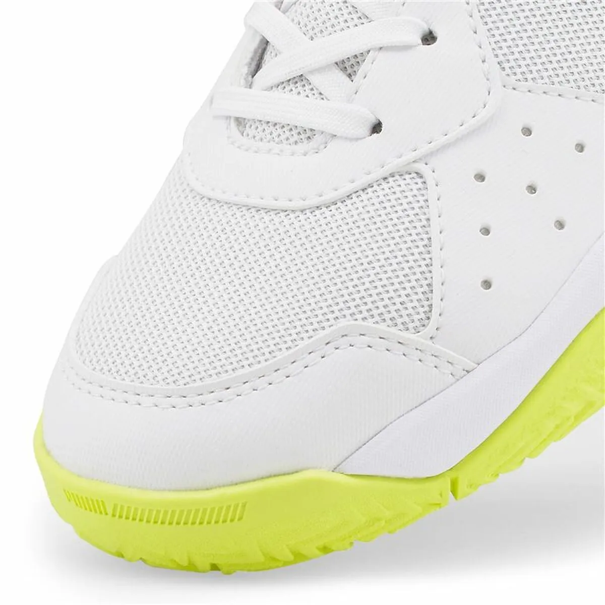 Children's Padel Trainers Puma Solarsmash RCT Yellow White