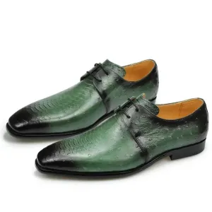 Classy Bespoke Brogue Leather Wedding Shoes