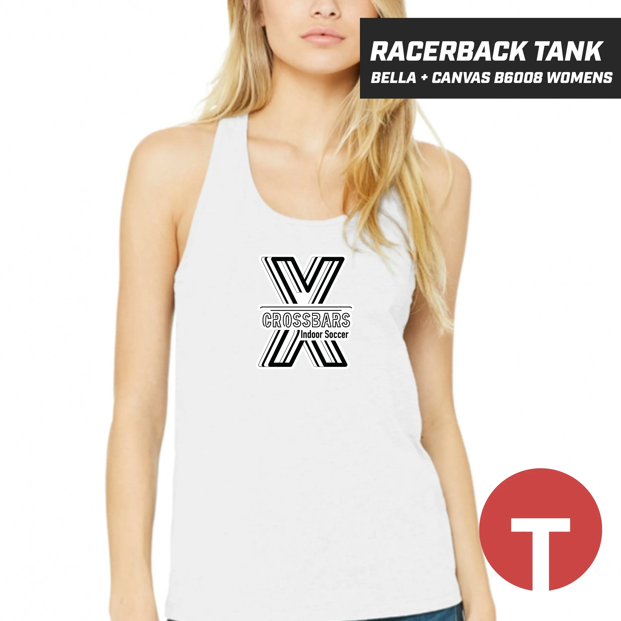 Crossbars - Bella   Canvas B6008 Women's Jersey Racerback Tank