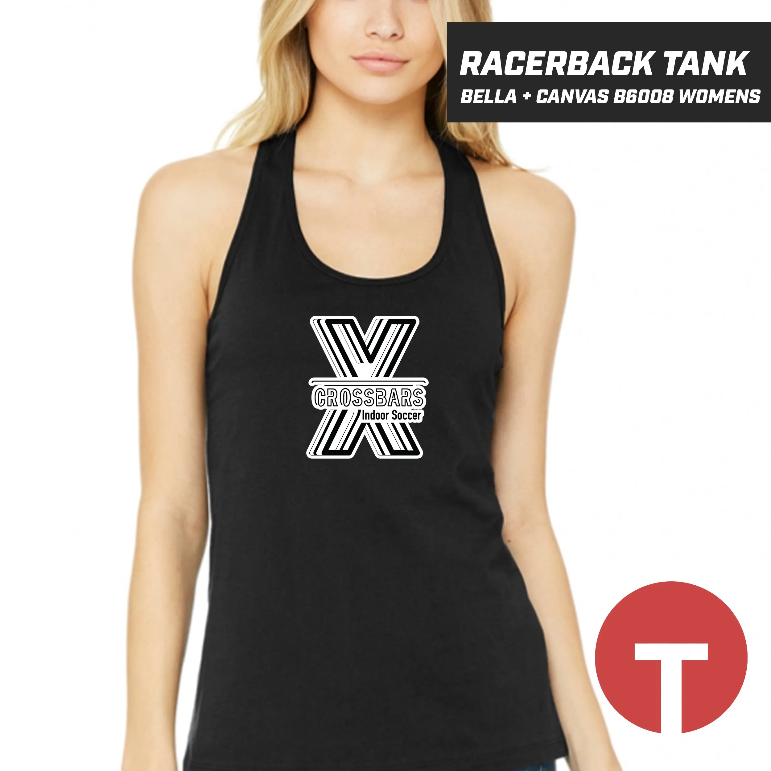 Crossbars - Bella   Canvas B6008 Women's Jersey Racerback Tank