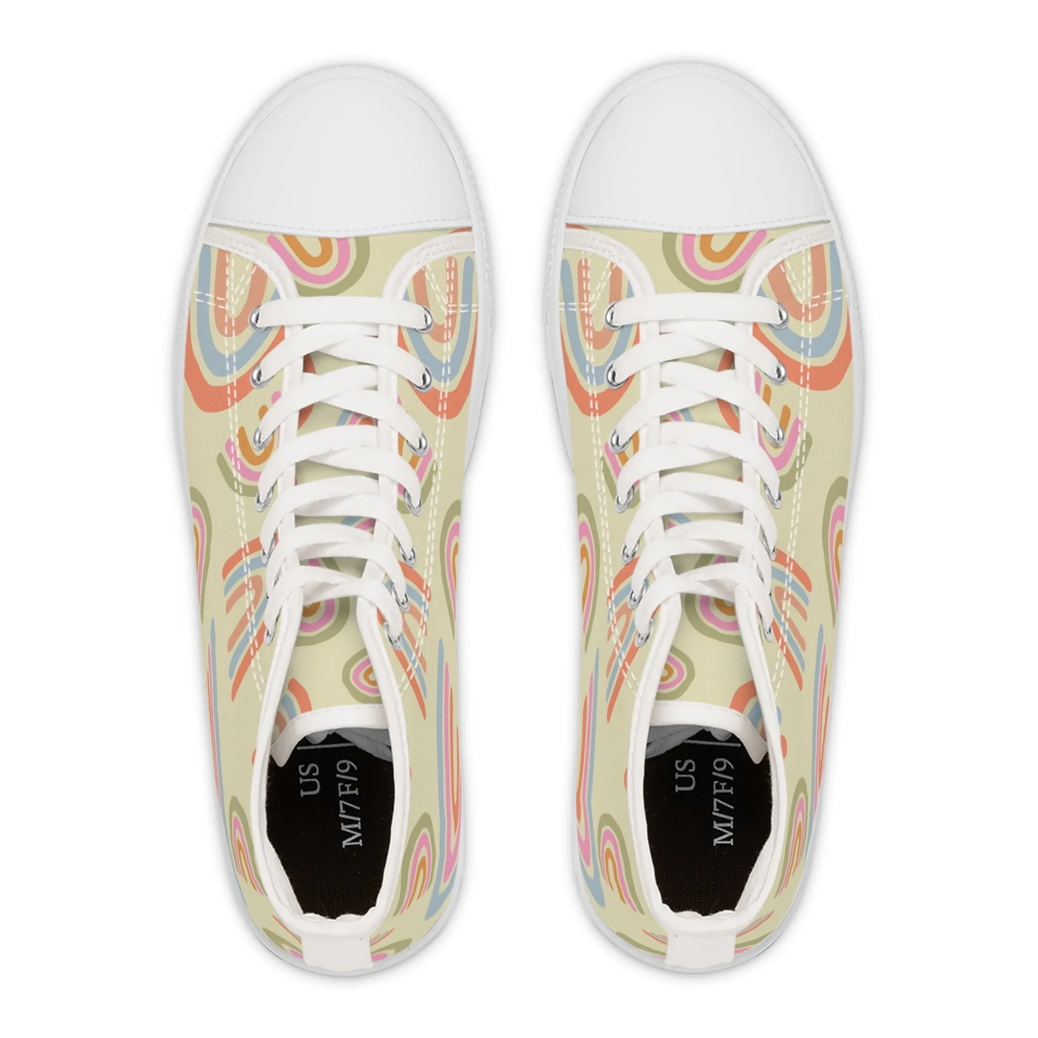 Cute Rainbows Women's High Top Sneakers