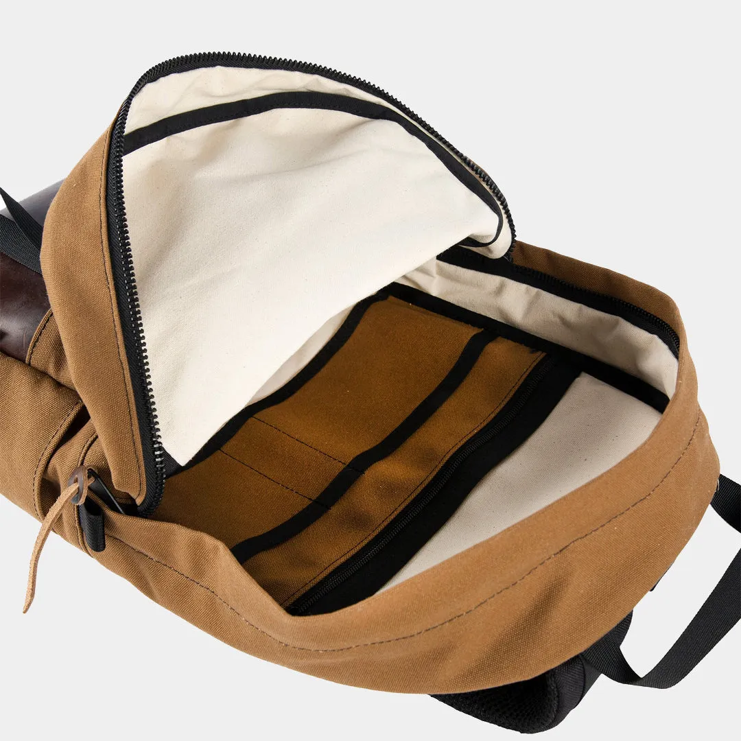 Daypack Heritage Canvas Duck Brown