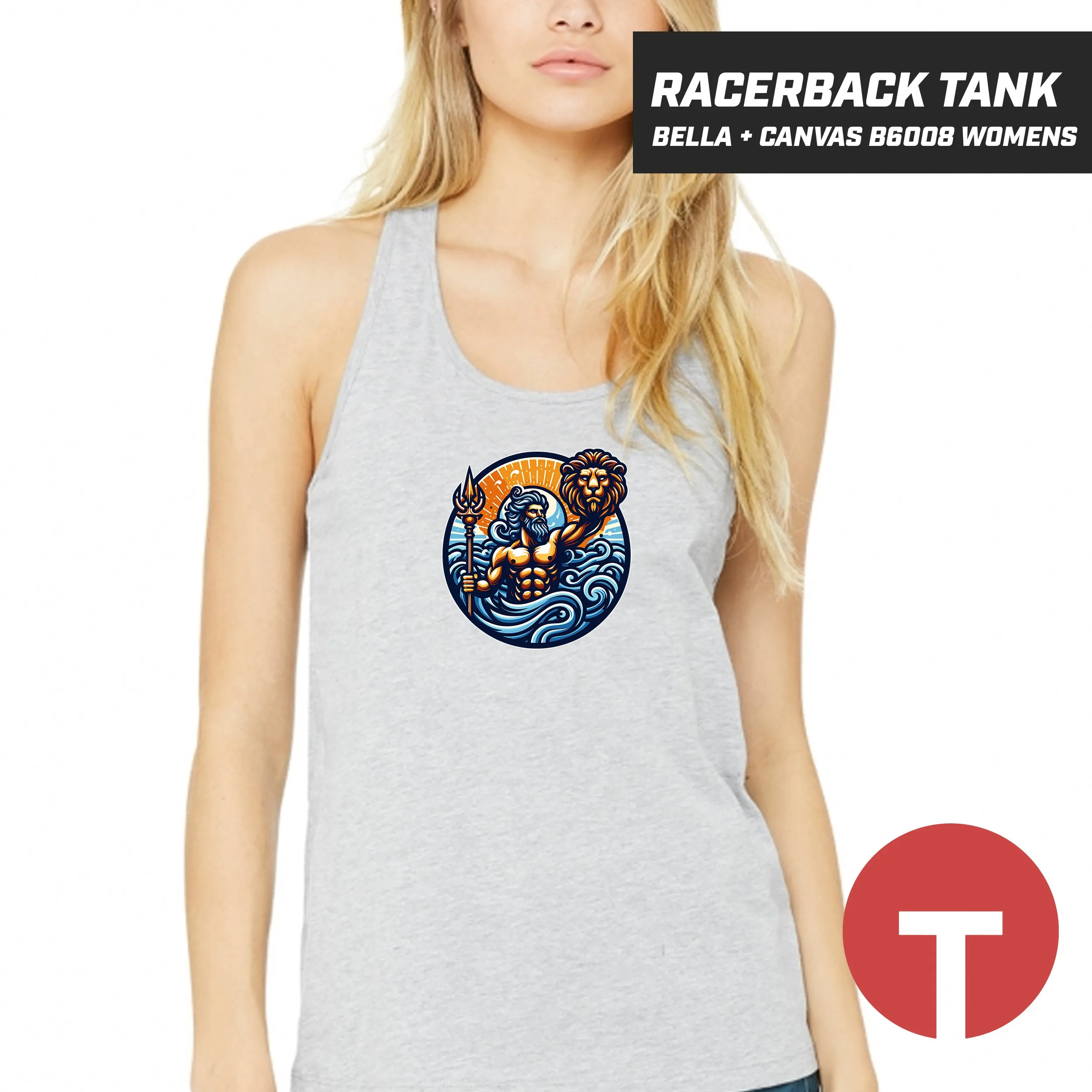 Detachment Poseidon - Bella   Canvas B6008 Women's Jersey Racerback Tank