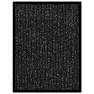 Doormat  Striped Anthracite 40x60 cm