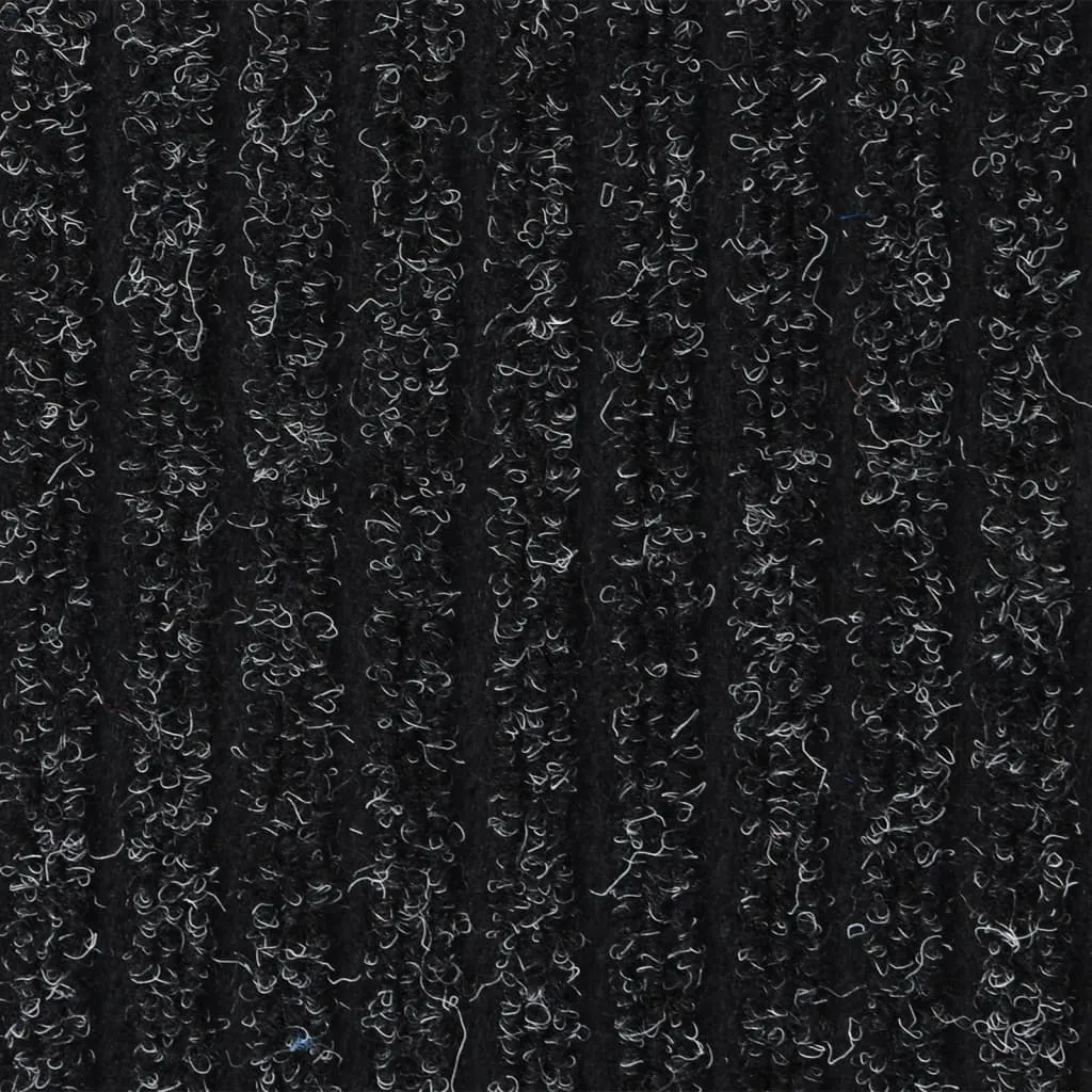 Doormat  Striped Anthracite 40x60 cm