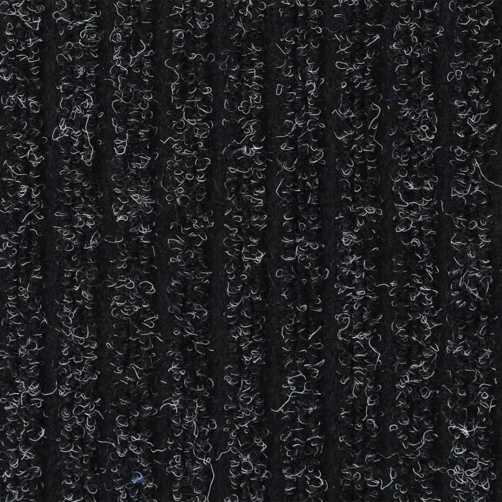 Doormat Striped Anthracite 80x120 cm