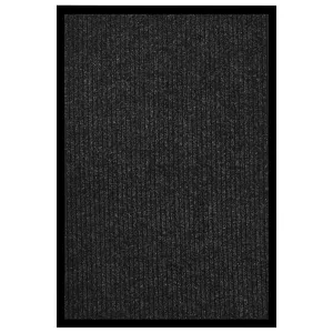 Doormat Striped Anthracite 80x120 cm