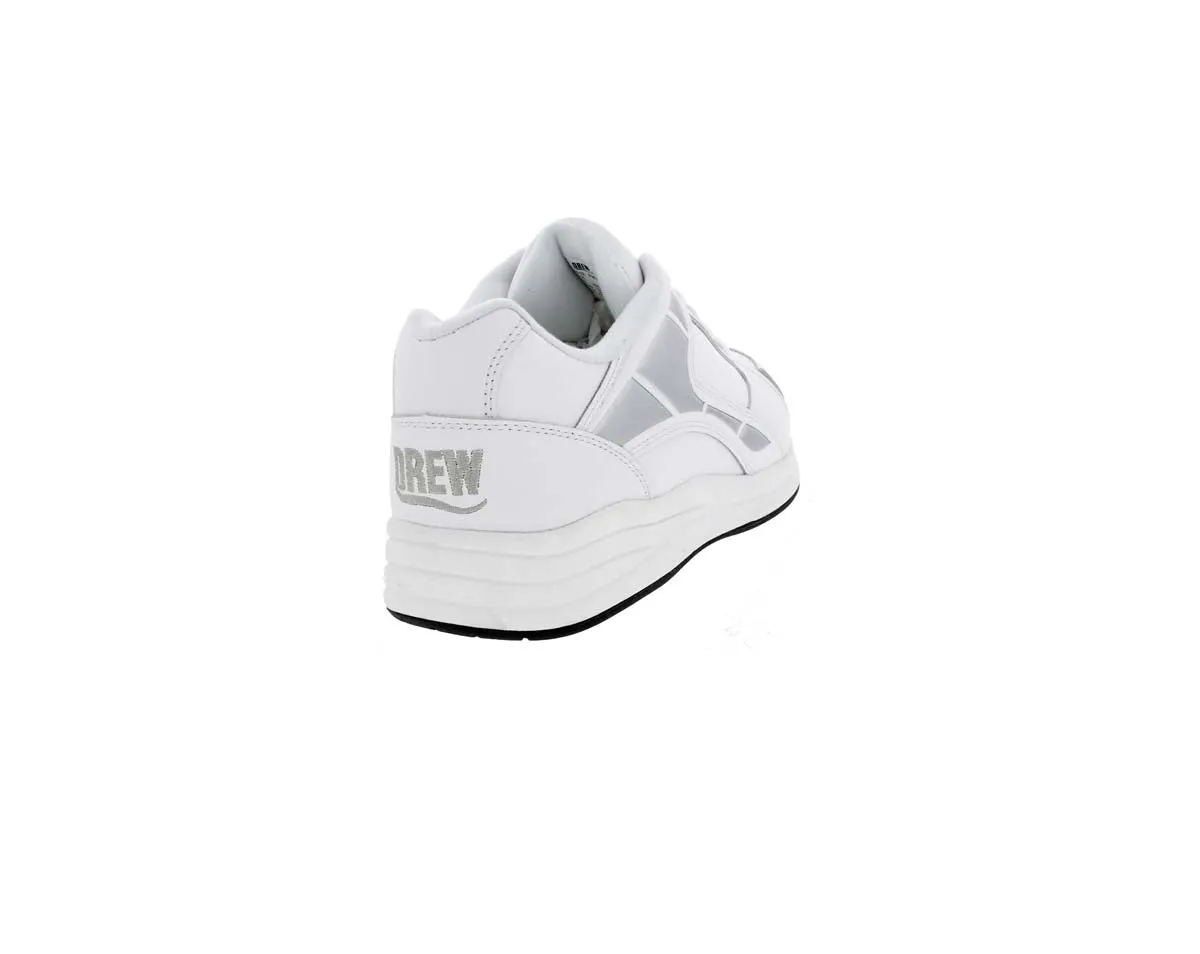 Drew Force V Mens Athletic Shoe In White Calf