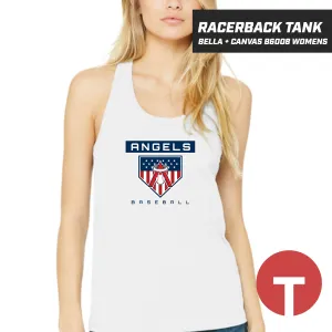 East Cobb Angels - LOGO 5 - Bella   Canvas B6008 Women's Jersey Racerback Tank