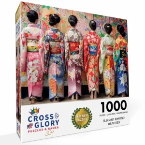 Elegant Kimono Beauties - 1000 Piece Jigsaw Puzzle